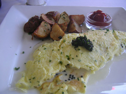 Caviar Omlette at Petrossians