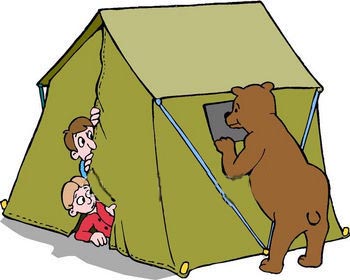 Bear In Tent