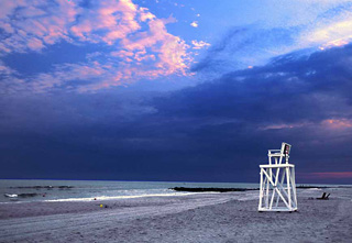 lifeguard stand at LBC