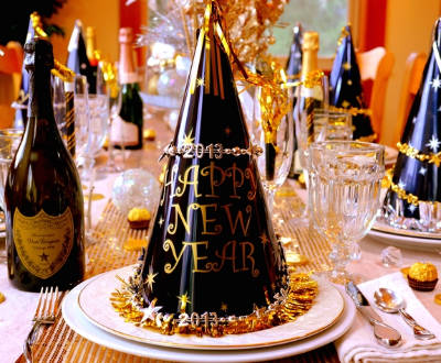 New Years Eve Table Setting