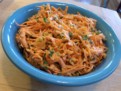 Carrot Salad with Lemon-Soaked Raisins