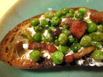 peas-toast