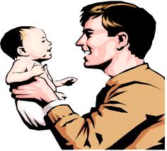 cartoon-of-dad-and-baby