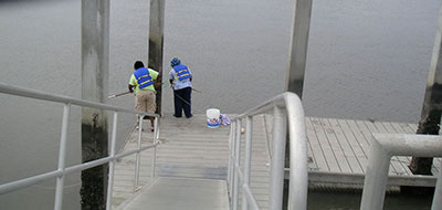 women fishing