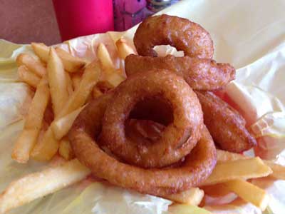 Squeeze Inn Onion Rings Fries