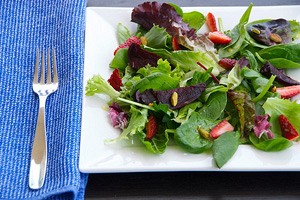 Strawberry and Beet Salad with Rosemary-Lemon Vinaigrette