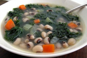Black-Eyed Pea and Kale Soup