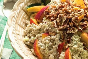 Peach and Pecan Chicken Salad