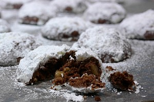 Chocolatey Espresso Nut Cookies