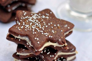 Chocolate Gingerbread Stars