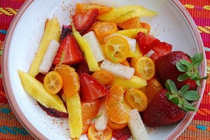 Sweet & Spicy Fruit Salad