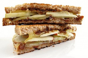 A Ploughman's Grilled Cheese Sandwich