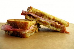Best Grilled Ham and Cheese Sandwich