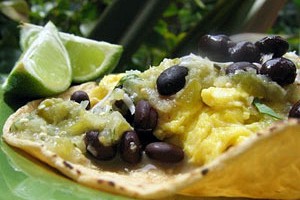 Huevos Rancheros with Salsa Verde
