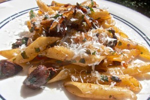 Anchovies and Chicken Livers Make a Home with Pasta