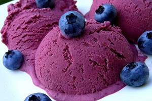 Recipe of the Week: Blueberry Sour Cream Ice Cream