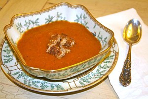 One Oven One Time: Roasted Tomato Basil Soup