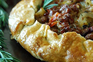 Savory Sausage and Fennel Galette