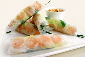 Vietnamese Shrimp-and-Herb Summer Rolls