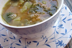 Syrian Lentil Chard Soup