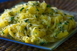 Herbed Spaghetti Squash with Olive Oil and Parmesan