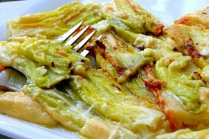Creamy Baked Leeks with Garlic, Thyme and Parmigiano