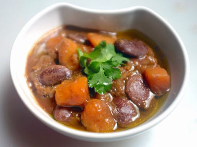 Christmas Lima Bean & Butternut Squash Stew | Winter | Fresh and Seasonal