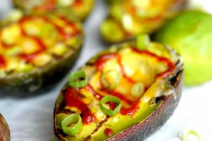 Cheese-Filled Grilled Avocados