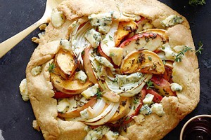 Butternut Squash, Apple, and Onion Galette