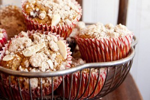 Streusel Sweet Potato Chocolate Chip Muffins