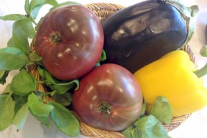 Heirloom Tomato Sauce With Roasted Vegetables