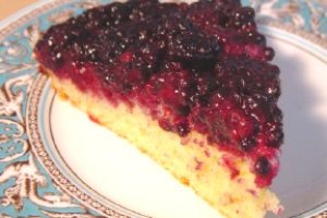 Blackberry Upside Down Cake