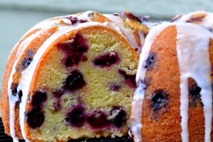 Blueberry-Lime Pound Cake