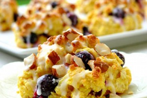 Cornmeal-Blueberry Scones