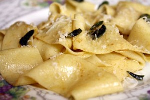 Fresh Pasta with Brown Butter and Sage