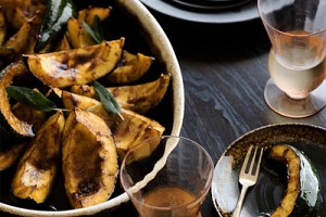 Molasses-Glazed Acorn Squash