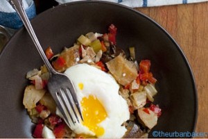 Leftover Chicken Potato Hash
