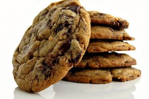 Salted Chocolate Chip Peanut Butter Cup Cookies