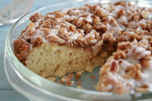 Coffee Cake with Sweet Almond Topping