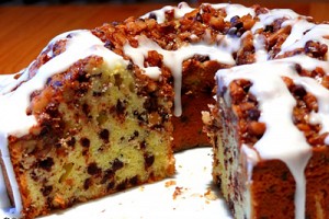 Sour Cream-Chocolate Chip Coffee Cake