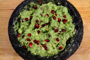 Anita Kass's Festive Pomegranate Guacamole