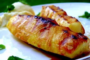 Grilled Glazed Pineapple