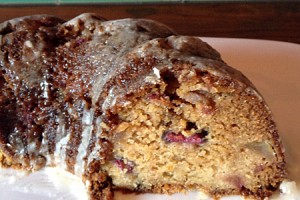 Fresh Raspberry and Pear Cake