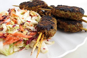 Grilled Lamb Koftas