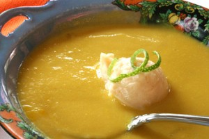Smooth & Savory Mango Soup