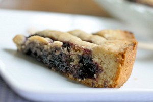 Peanut Butter and Jelly Linzertorte