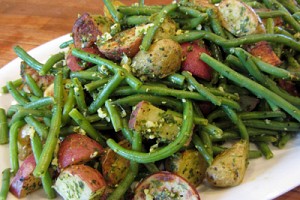 Oven Roasted Potato and Green Bean Salad