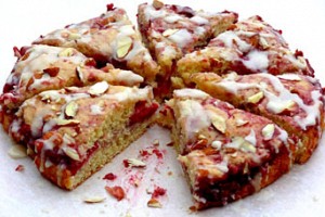 Raspberry Almond Coffee Cake