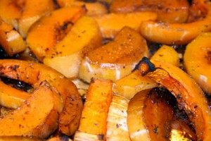 Roasted Sweet and Spicy Butternut Squash