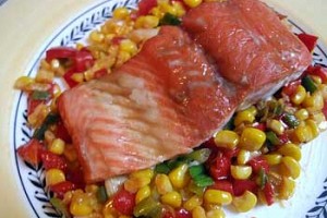 Bourbon Glazed Salmon